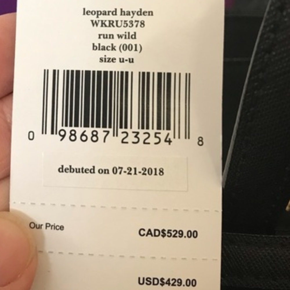 Sold Kate Spade Run Wild Leopard Hayden Satchel - Picture 5 of 6